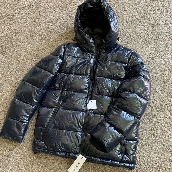 Calvin Klein Men’s Shine Puffer Hooded Jacket - Picture 6 of 15